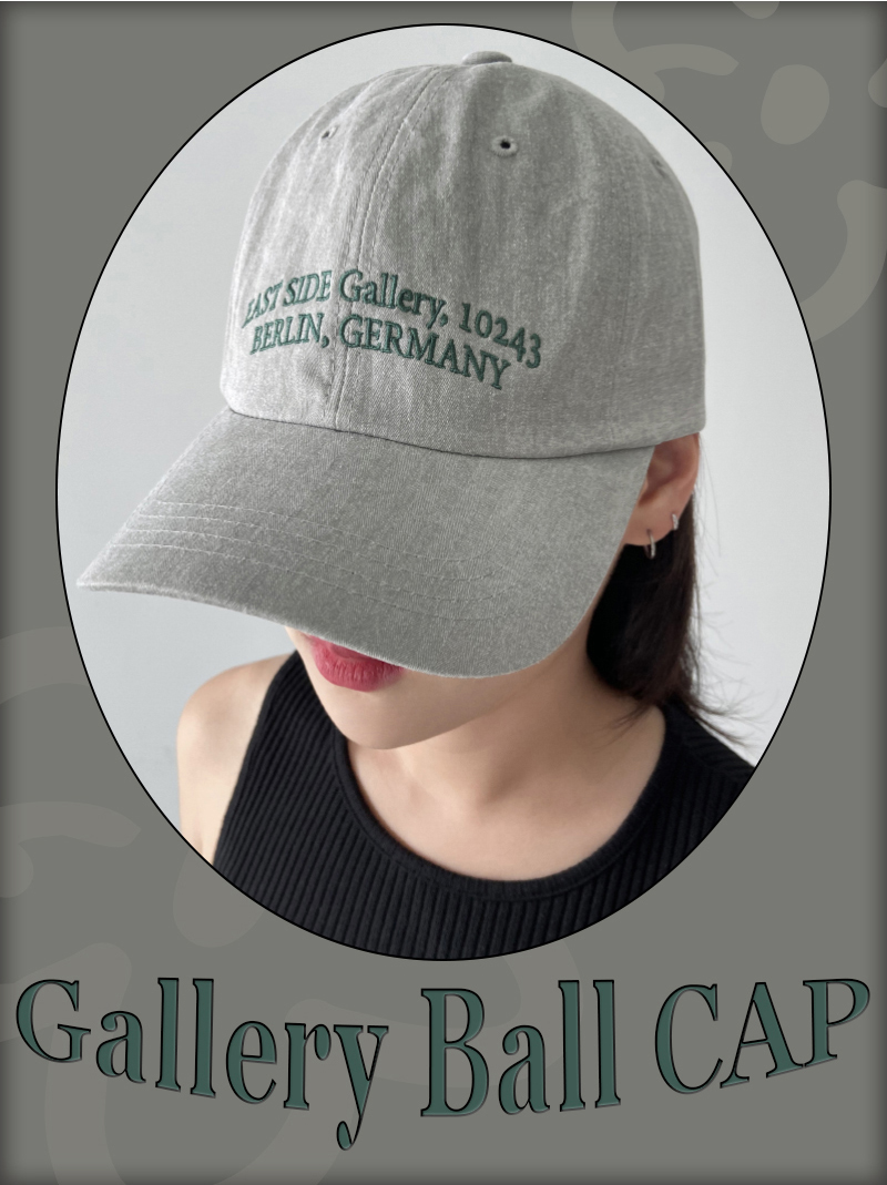 GALLERY BALL CAP (5color!)